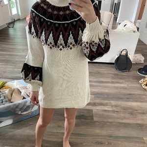 Free people sweater dress, gently used size xs